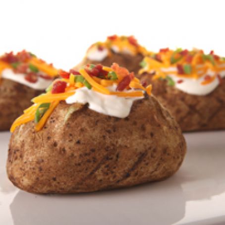 Grilled Baked Potatoes