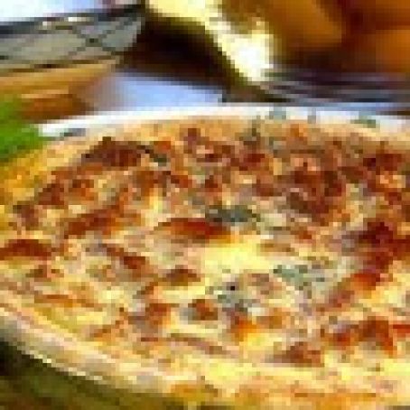 Spinach and Bacon Quiche