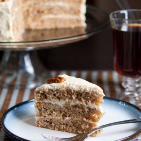 Buttery Banana Cake With Cream Cheese Frosting