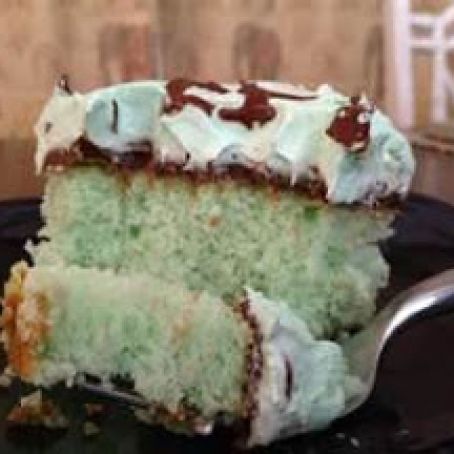 Creme-de-menthe Cake