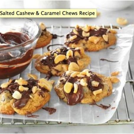 Salted Cashew & Caramel Chews Recipe