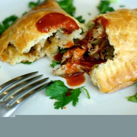 Chicken Empanadas with Chorizo and Olives