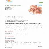 Grilled Brushetta Chicken