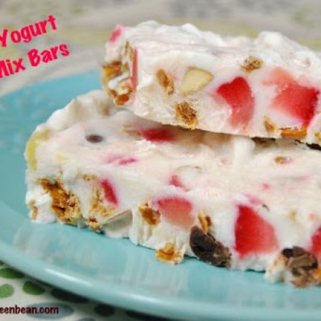 Frozen Yogurt Trail Mix Bars