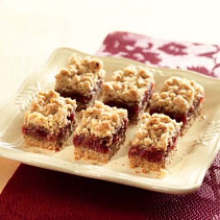 Walnut-Cherry Cookie Bars