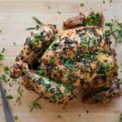 Simple Roast Chicken with Lemon and Herbs