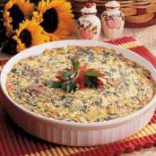 Crustless Spinach Quiche