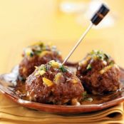 Tapas Meatballs with Orange Glaze Recipe