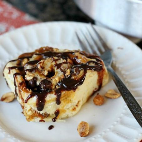 Snickers Cinnamon Rolls