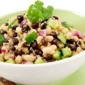 QUINOA - Black and White Bean and Quinoa Salad