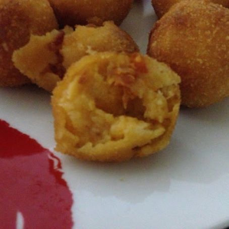 CROQUETAS DE CHORIZO EN GABARDINA