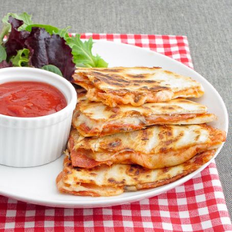 Pepperoni Pizza Quesadillas