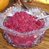 Cranberry Macadamia Relish & GREAT's Frozen Strawberry Salad