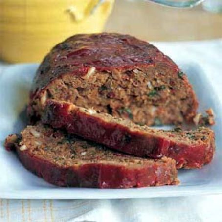 Meatloaf with Basil and Provolone