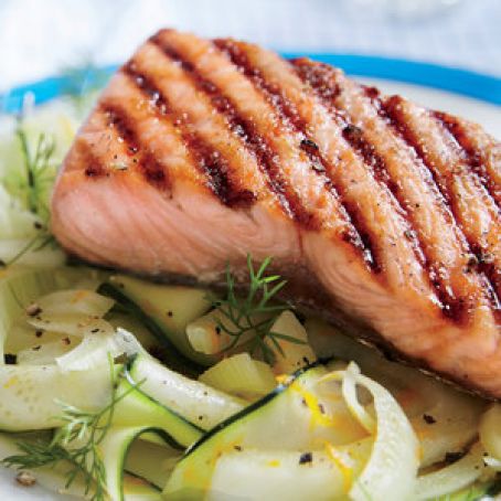 Brown Sugar-Grilled Salmon