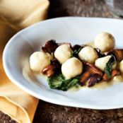 Ricotta Gnudi with Chanterelles
