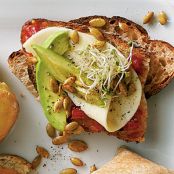 Avocado and Sprout Sandwiches