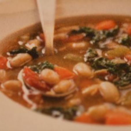 Hearty Tuscan Bean Stew with Sausage & Cabbage