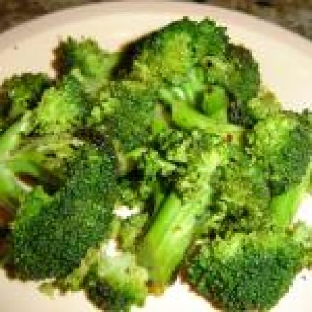 Mean Chef's Roasted Broccoli With Lemon Garlic Butter and Toasted Pine Nuts