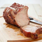 Gas-Grill-Roasted Bone-In Pork Rib Roast