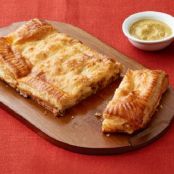 Cheese Curds and Sausage in Puff Pastry