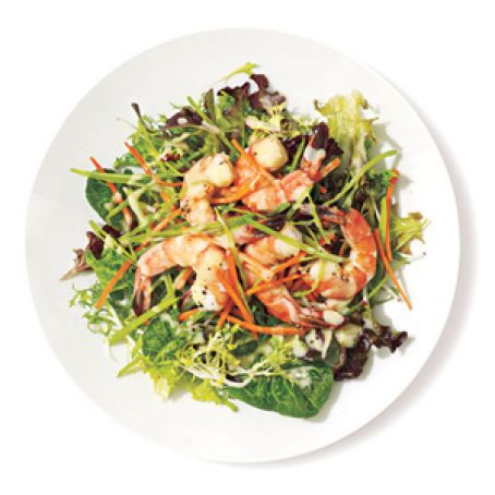 Shrimp Salad with Miso Dressing