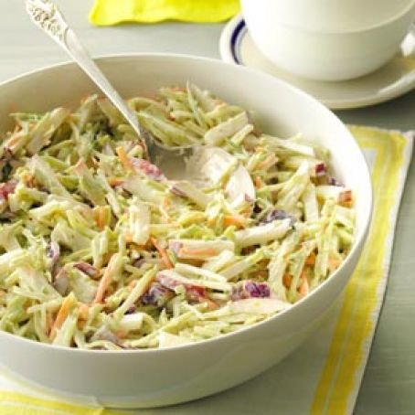 Broccoli Slaw with Lemon Dressing Recipe