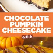 Chocolate Pumpkin Cheesecake