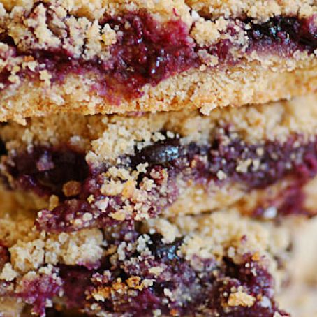 Blueberry Crisp Bars