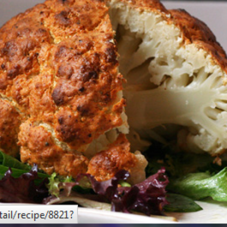 Cauliflower-Spicy Whole Roasted
