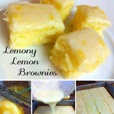 Lemony Lemon Brownies