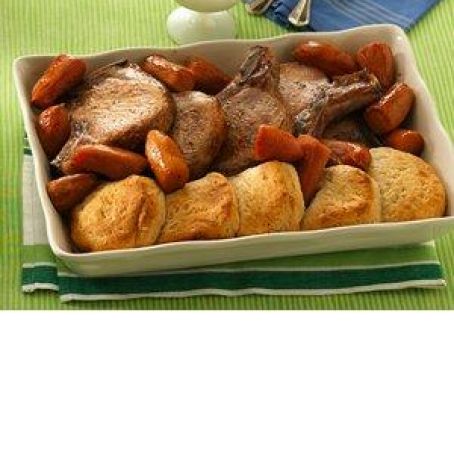 Maple Pork Chop Dinner