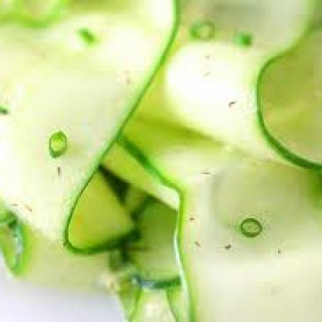 Shaved Cucumber Salad