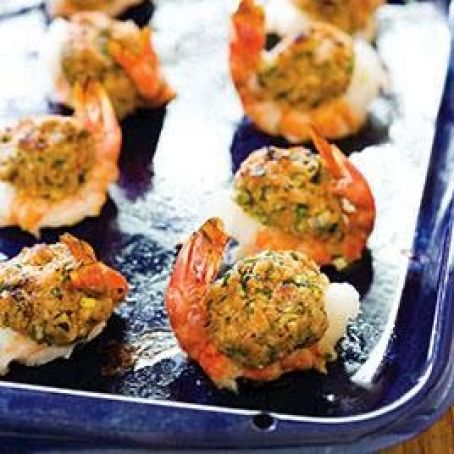 PERFECT BAKED STUFFED SHRIMP