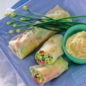 Spring rolls with leftover roasted meats. | Greek Food - Greek Cooking - Greek Recipes by Diane Kochilas