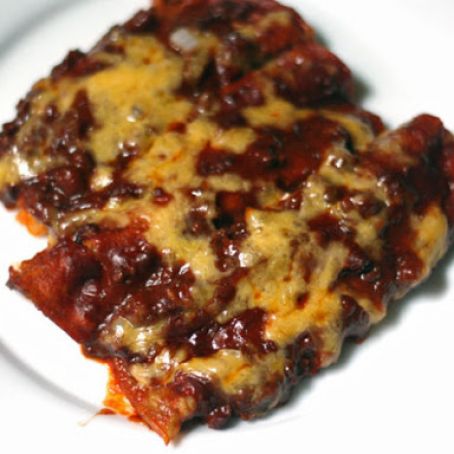 Tex-Mex Cheese Enchiladas With Red Chili Gravy