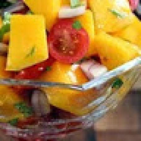 Mango and Baby Tomato Salad