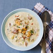 New and Improved England Clam Chowder
