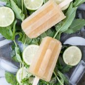 Guava-Lime Mojito Popsicles