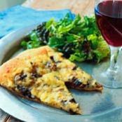 Mushroom, Zucchini, and Swiss-Cheese Pizza