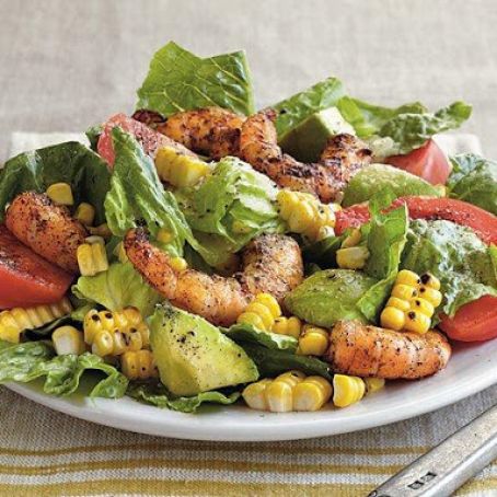 Grilled Southwestern Shrimp Salad