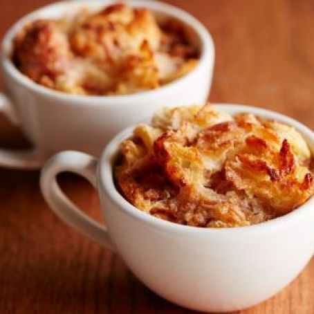 Caramel Bread Pudding for Two