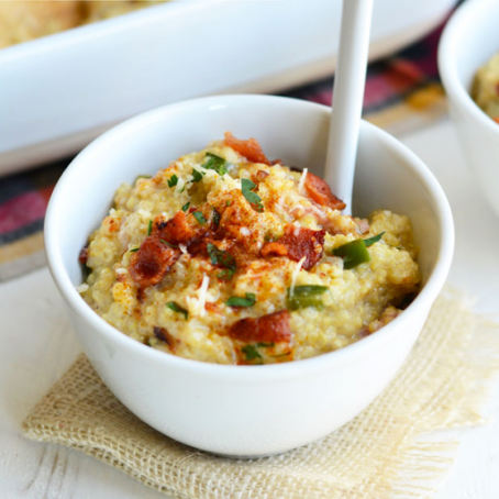 Jalapeno Bacon Quinoa Mac n' Cheese
