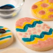 Hoppy Easter Egg Cookies