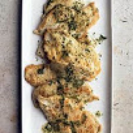 Chicken Cutlets with Herb Butter