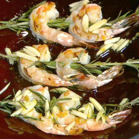 Michael Symon's Rosemary Shrimp with Almonds