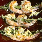 Michael Symon's Rosemary Shrimp with Almonds