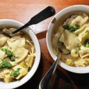 PA Dutch Pot Pie using Turkey