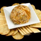 CHEDDAR CHEESE BALL w/PECANS