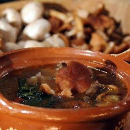 Sopa de hongos